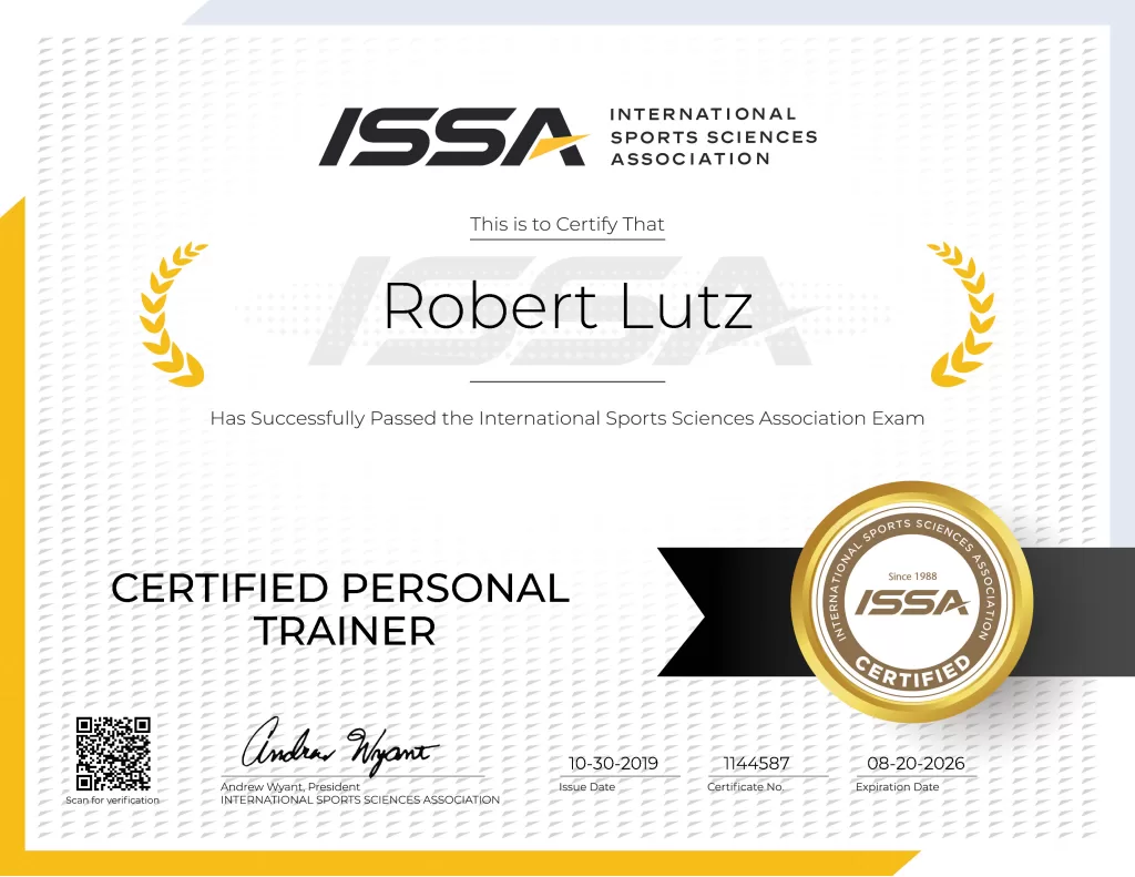 ISSA Course Certification